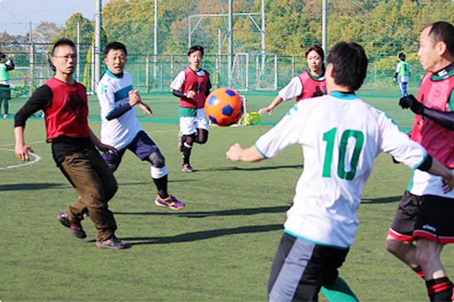 試合風景