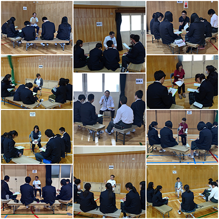 学年全体又はクラスごとに授業を実施。