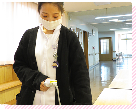 老人保健施設はぎの里の看護職さん